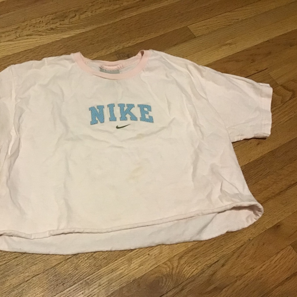 Vintage Nike tshirt crop top